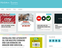 Tablet Screenshot of haktansuren.com